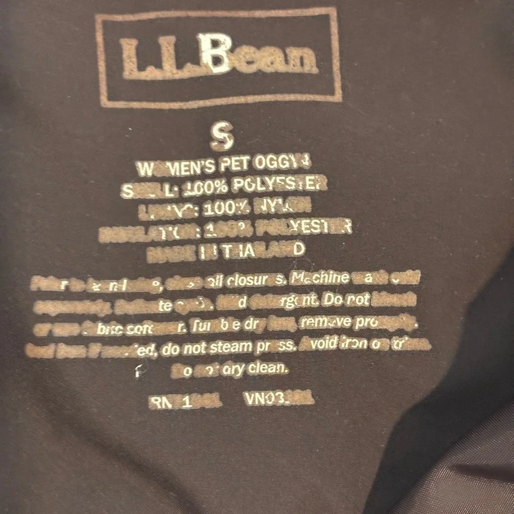 LL Bean Quilted Thinsulate Insulated Jacket Womens Small Petite‎ Zip Up Brown